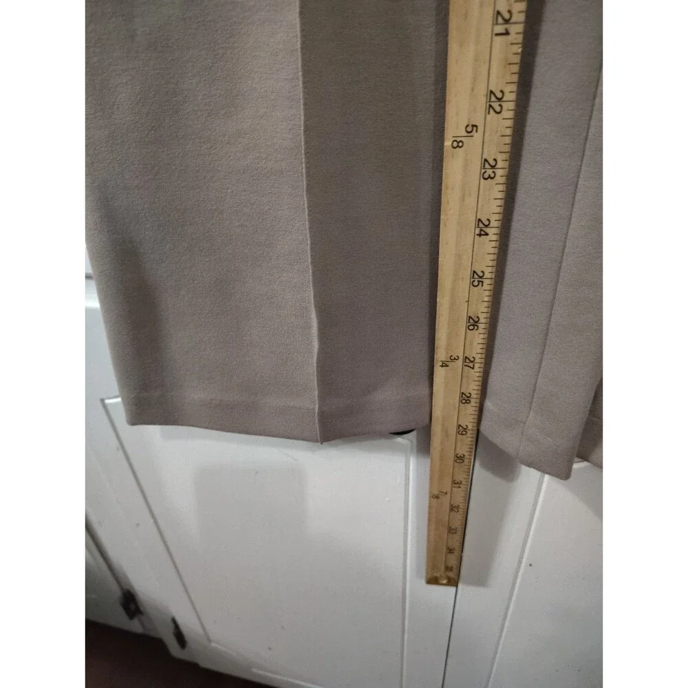 Quince Ultra Stretch Ponte Straight Leg Pants Womens Small Pull On - Picture 5 of 8